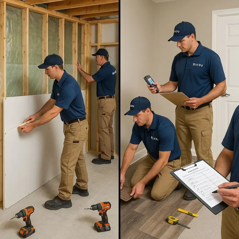Repairs and Reconstruction process in Glassboro, NJ
